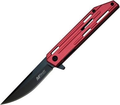 Mtech Linerlock Pocket Knife Spring Assisted Red - MTA1200RD