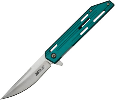 MTA1200TL Mtech Linerlock Pocket Knife Spring Assisted Teal