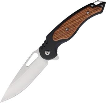 Mtech Linerlock Pocket Knife Spring Assisted Dark Brown - MTA2012DB