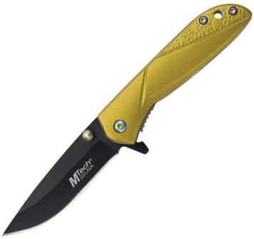 Mtech Linerlock Spring Assisted Folder Pocket Knife - MTA2017GD