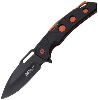 Mtech Spring Assisted Folder Linerlock Pocket Knife - MTA2026BK