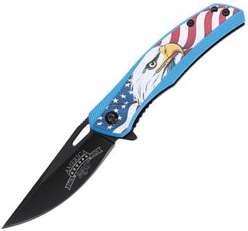 MTech Linerlock Pocket Knife Spring Assisted Opening Eagle - MTA2069E250