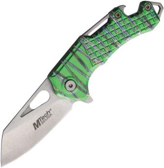 MTech Linerlock Pocket Knife Spring Assisted Opening Green - MTA822SGN