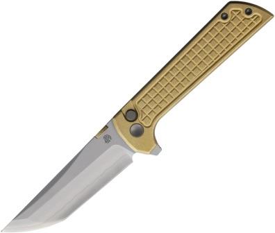 NMB2404BZG North Mountain Blade Chop 2 Button Lock Pocket Knife Frag Bronze