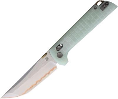 NMB2418JDG5 North Mountain Blade Chop 2 Crossbar Lock Pocket Knife Jade