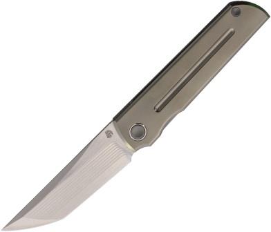 NMB2505CTIZD North Mountain Blade Chop Classic Framelock Pocket Knife Titanium