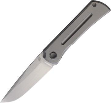 NMB2525ST North Mountain Blade Sun Framelock Pocket Knife Titanium Stripe