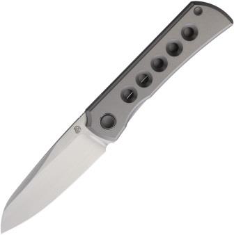 NMB2526HL North Mountain Blade Moon Framelock Pocket Knife Titanium Hole