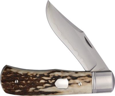 NMB2527ATL North Mountain Blade Lanny Plus Slip Joint Pocket Knife Antler