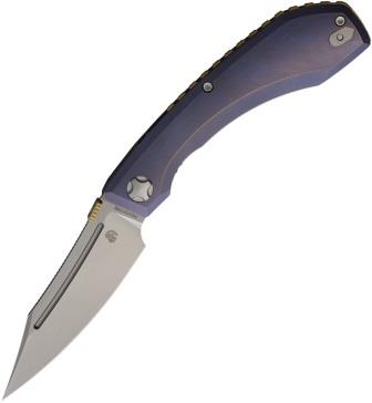 NMB2601PR North Mountain Blade Redeemer Framelock Pocket Knife Titanium Purple