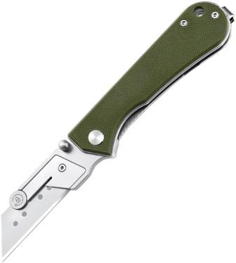 NUKNIVES Kumpanter Utility Linerlock Pocket Knife OD Green - NUKU232003