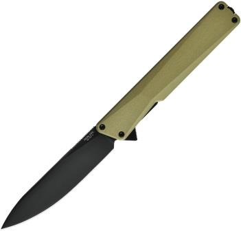 OKNAIONOG Oknife AION Linerlock Pocket Knife Olive Green