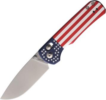 OKNRUBATO4SS Oknife Rubato 4 Lockblade Pocket Knife Stars Stripes Limited Edition