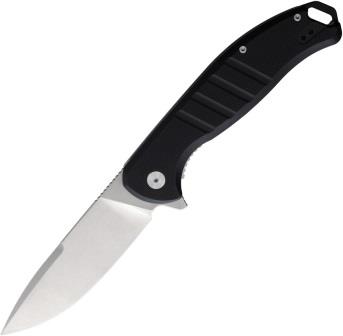 PMP075 PMP Bigboy XL Linerlock Pocket Knife Black G10 Flipper