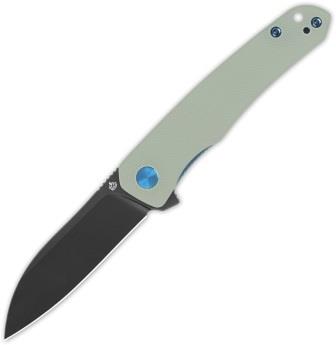 QS140D2 QSP Otter Linerlock Pocket Knife Black Jade