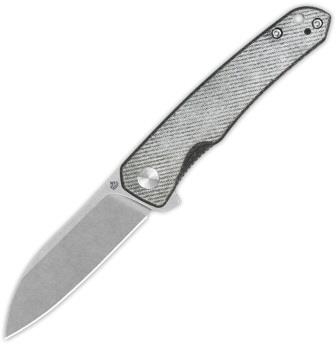 QSP Otter Linerlock Pocket Knife Denim Micarta - QS140F1