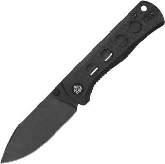 QSP Knife Canary Linerlock Pocket Knife Black G10 - QS150A2