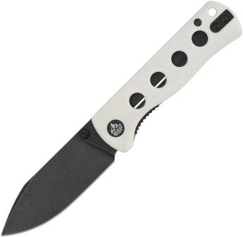 QSP Knife Canary Linerlock Pocket Knife White G10 - QS150G2