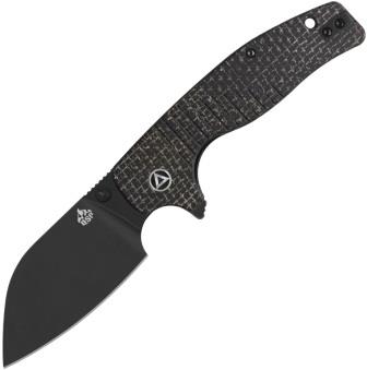 QSP Chefmaster Linerlock Pocket Knife Brown Micarta - QS163C2