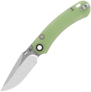 QS174B1 QSP Coyote Button Linerlock Pocket Knife Glow in the Dark