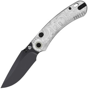 QSP Coyote Button Linerlock Pocket Knife Aluminum - QS174D2