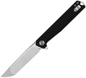 QSP Mantis Linerlock Pocket Knife Black G10 - QS176A1