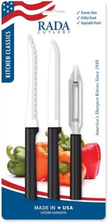 RDCDG259 Rada Kitchen Classics Pro Knife Set Black