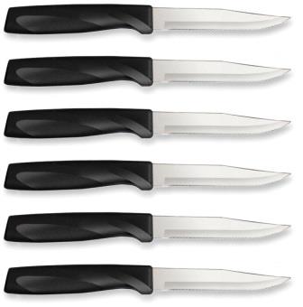 RDCG46S Rada Anthem Serrated Steak Set Black