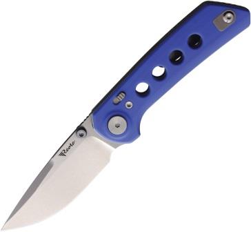 Reate PL-XT Pivot Lock Pocket Knife Blue SW - REA141