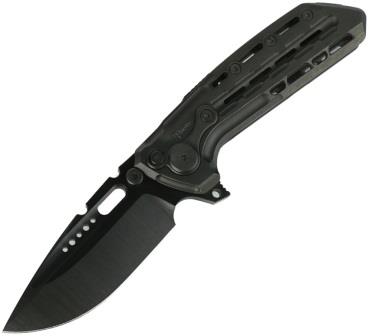 REA180 Reate Terminator Framelock Pocket Knife TX228 TI Black DLC