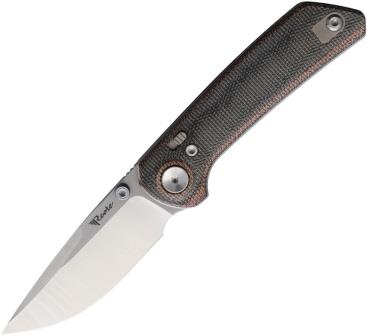 REA207 Reate PL-XT Pivot Lock Pocket Knife Black Red Nitro