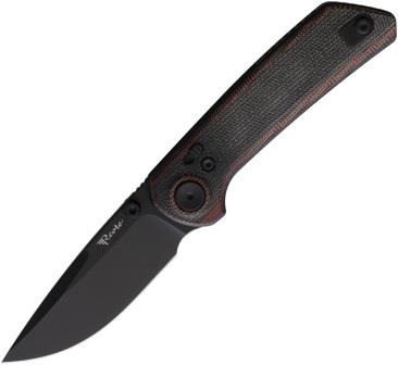 REA208 Reate PL-XT Pivot Lock Pocket Knife Black Red PVD