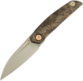 REA214 Reate VK Anub Framelock Pocket Knife Dark Matter