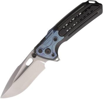Reate Terminator 6000 Framelock Pocket Knife Blue - REA220