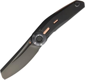 Reate VK-CLU Linerlock Pocket Knife Titanium Black - REA242