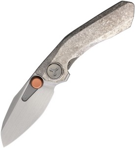 REA264 Reate VK-FROK Framelock Pocket Knife Titanium Gray
