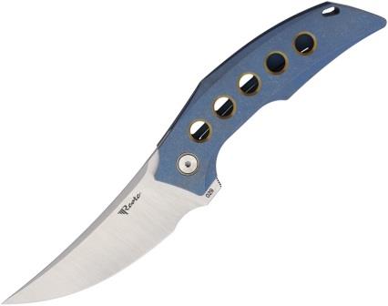 REAVEL2 Reate Velocity Framelock Pocket Knife Blue