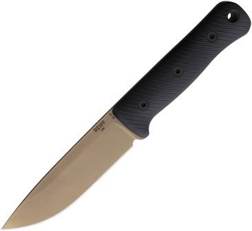 REKF511DBLGBLKA Reiff F5 Gen 2 Fixed Blade Knife FDE Black G10