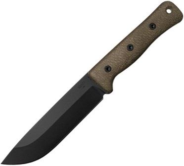 REKF601BGCMBLKA Reiff F6 Leuku Gen 2 Fixed Blade Knife Micarta