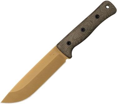 REKF601DGCMBLKA Reiff F6 Leuku Gen 2 Fixed Blade Knife Micarta