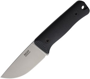 REKRW139BLGBLKA Reiff RangeWolf Fixed Blade Knife Black G10
