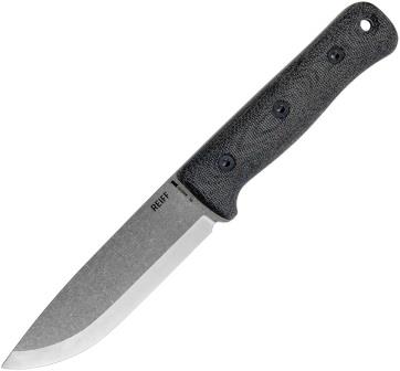 REKS5021BCMK Reiff S5 Fixed Blade Knife Black Micarta