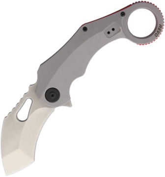 REV006GRY Revo K9 Karambit Framelock Pocket Knife Gray