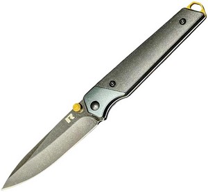 REVJVLNBLK Revo Javelin Reverse Linerlock Pocket Knife Black