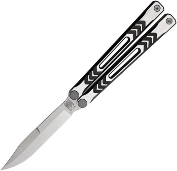 REVNXSTTBK Revo Nexus Balisong Butterfly Pocket Knife Black