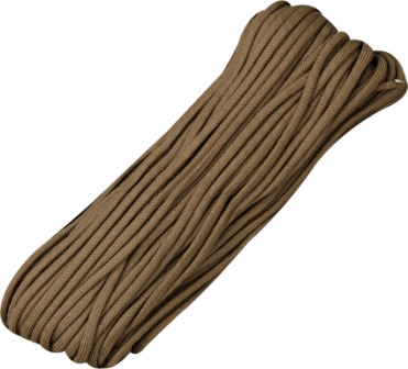 RG027H Parachute Cord Brown 100 Ft