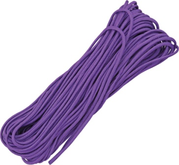 RG109H Parachute Cord Purple 100 Ft