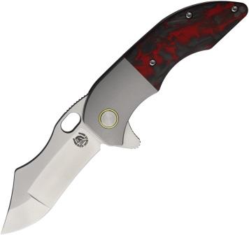 RH033 Red Horse Knife Works War Pig Framelock Pocket Knife