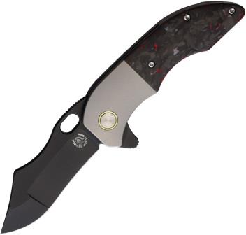 RH034 Red Horse Knife Works War Pig Framelock Pocket Knife