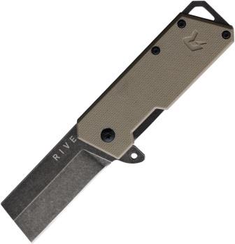 RIVE001 RIVE Rogue Mini Framelock Pocket Knife Sandstorm